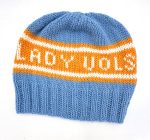 Hand-knit Lady Vols Beanie - 100% Wool