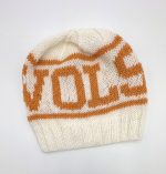 Hand-knit VOLS Hat – Bold, Bright & Full of Tennessee Spirit